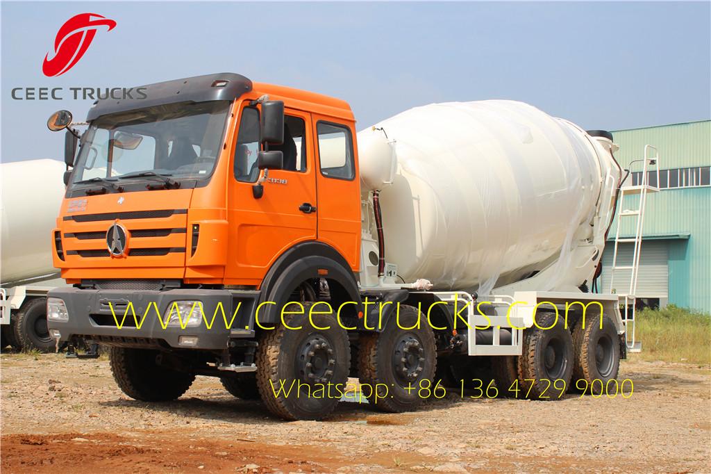 Beiben 14 CBM cement mixer truck for painting