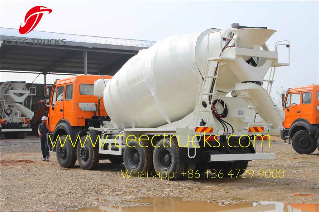 Beiben 14 CBM cement mixer truck for painting