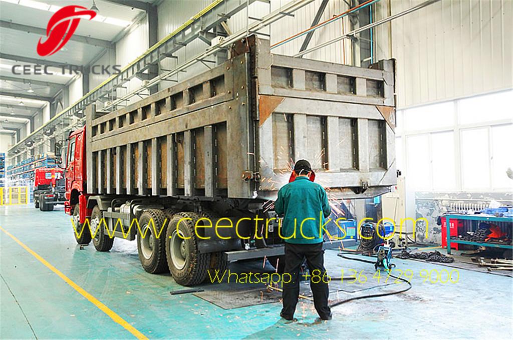 beiben 3138 tipper truck workshop