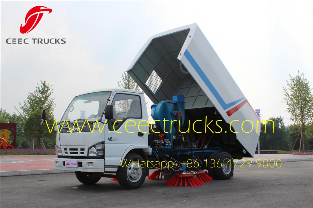 ISUZU 4 CBM road sweeper truck export nigeria