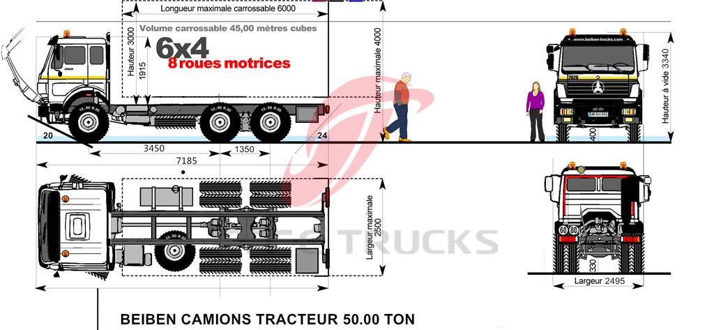 beiben 2538 dumper truck