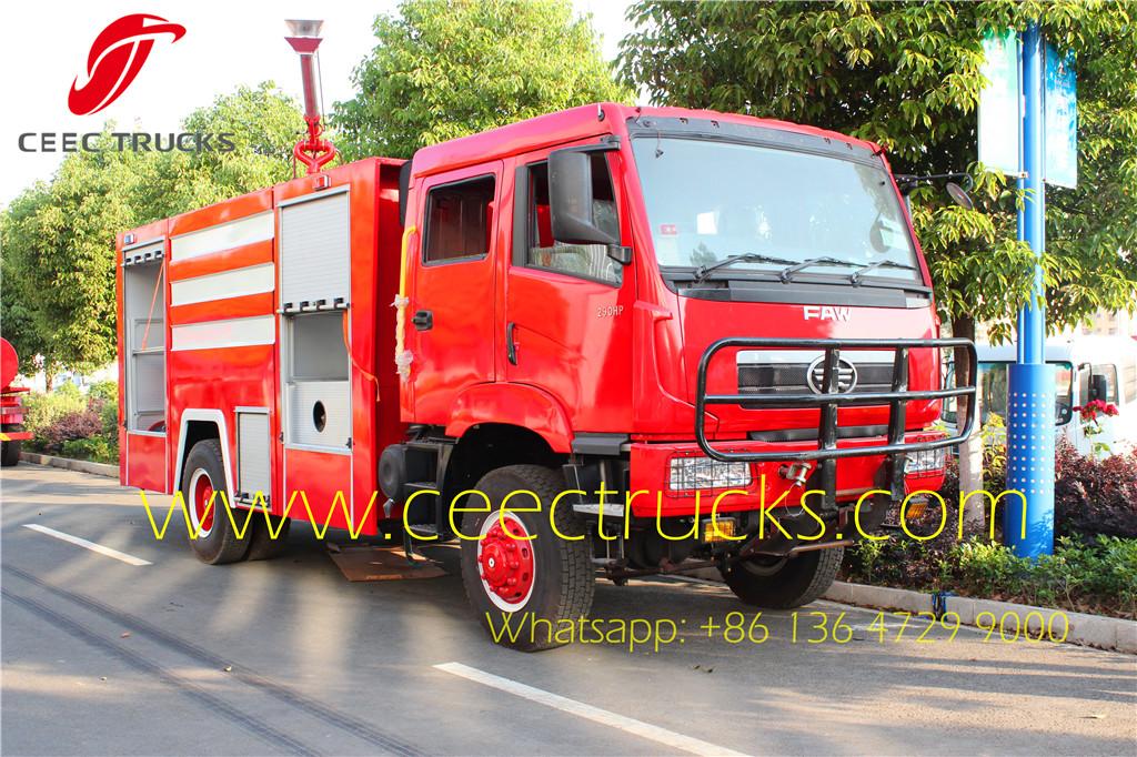 Faw firefighting trucks export Uganda