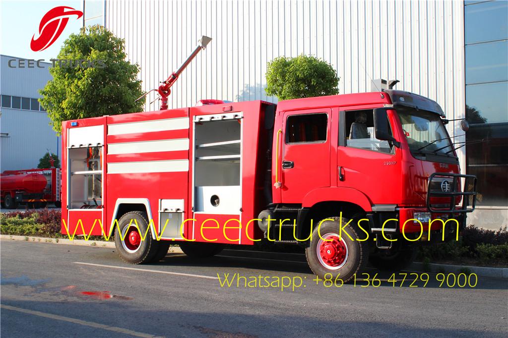 Faw firefighting trucks export Uganda