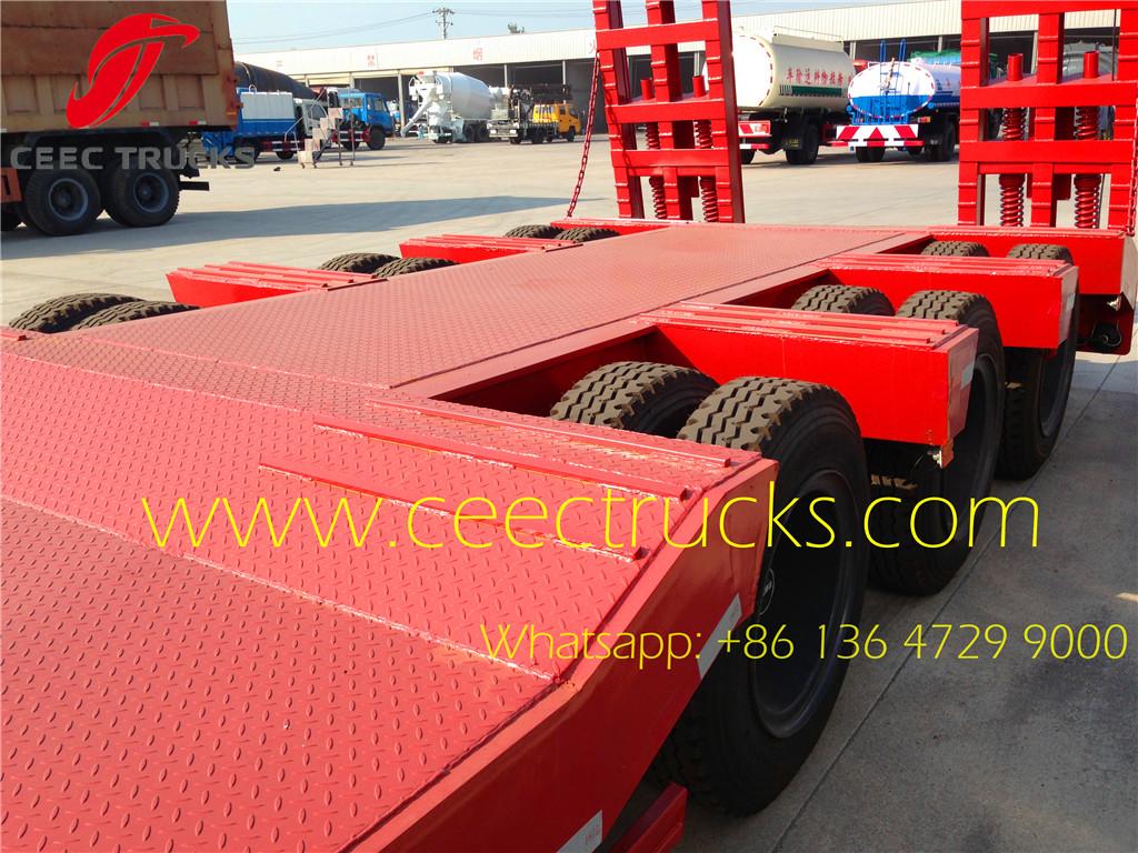 3-axle low bed semi trailer sale