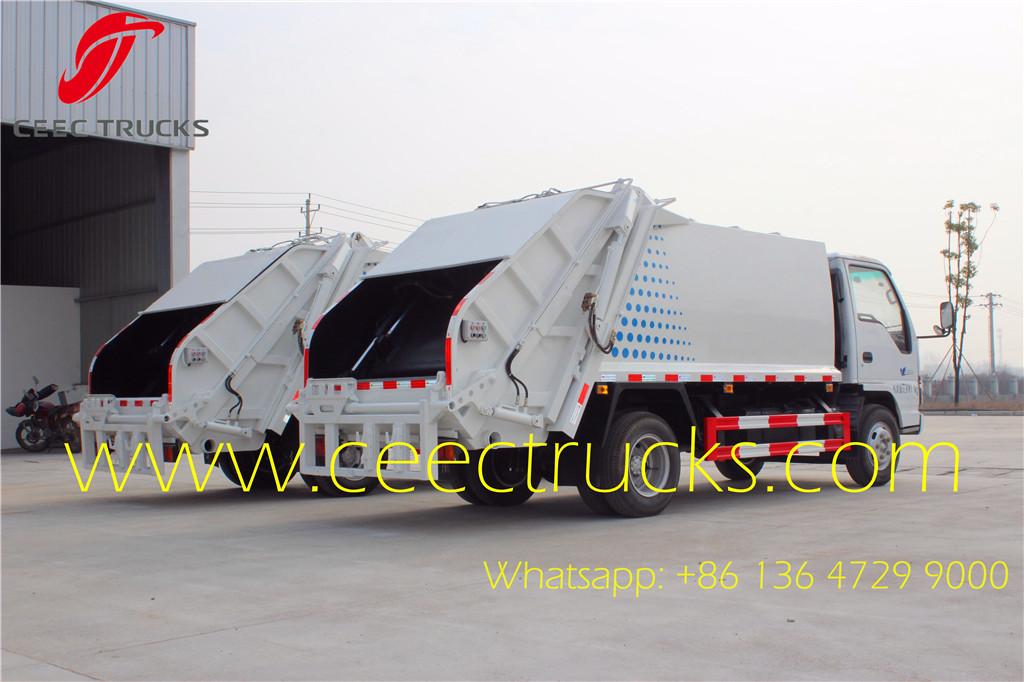 ISUZU 4 CBM trash compactor trucks 