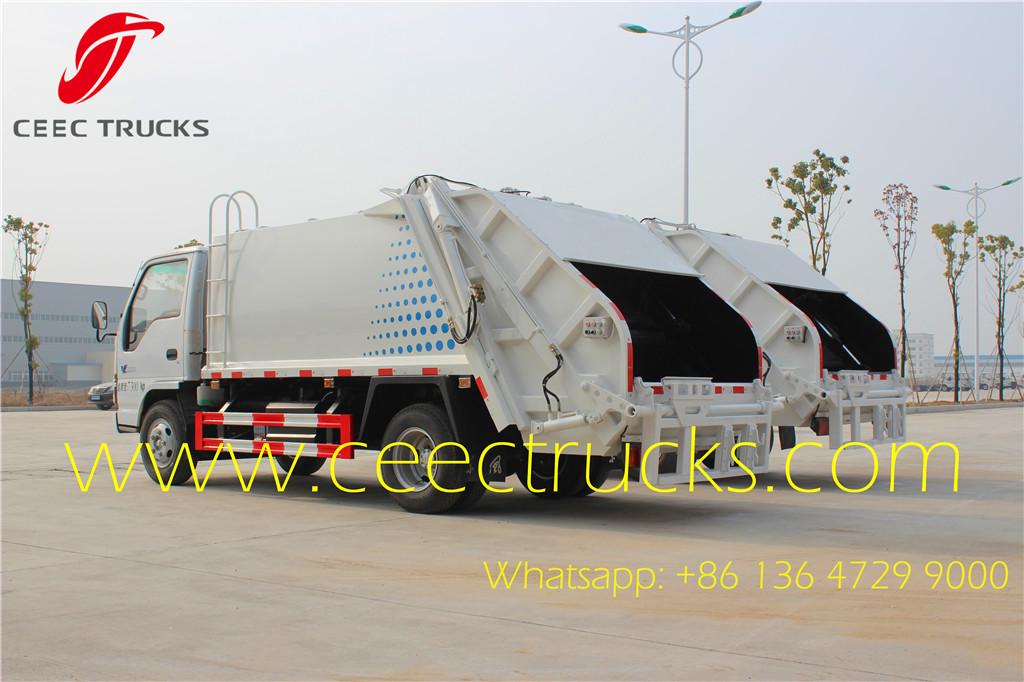 ISUZU 4 CBM trash compactor trucks 