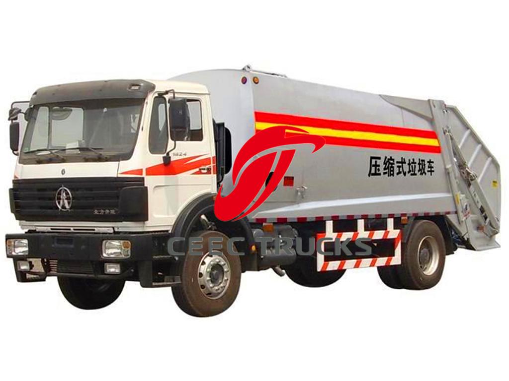 Beiben garbage compactor truck