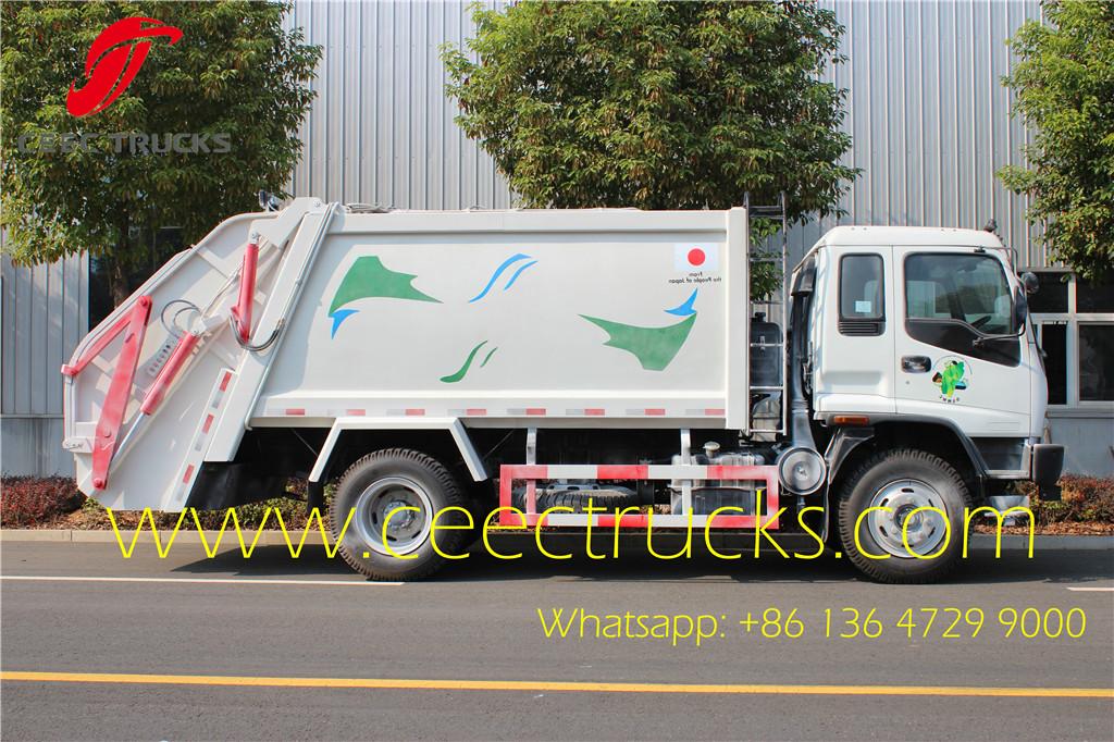 ISUZU FVR FTR 12CBM garbage compactor truck manufacturer