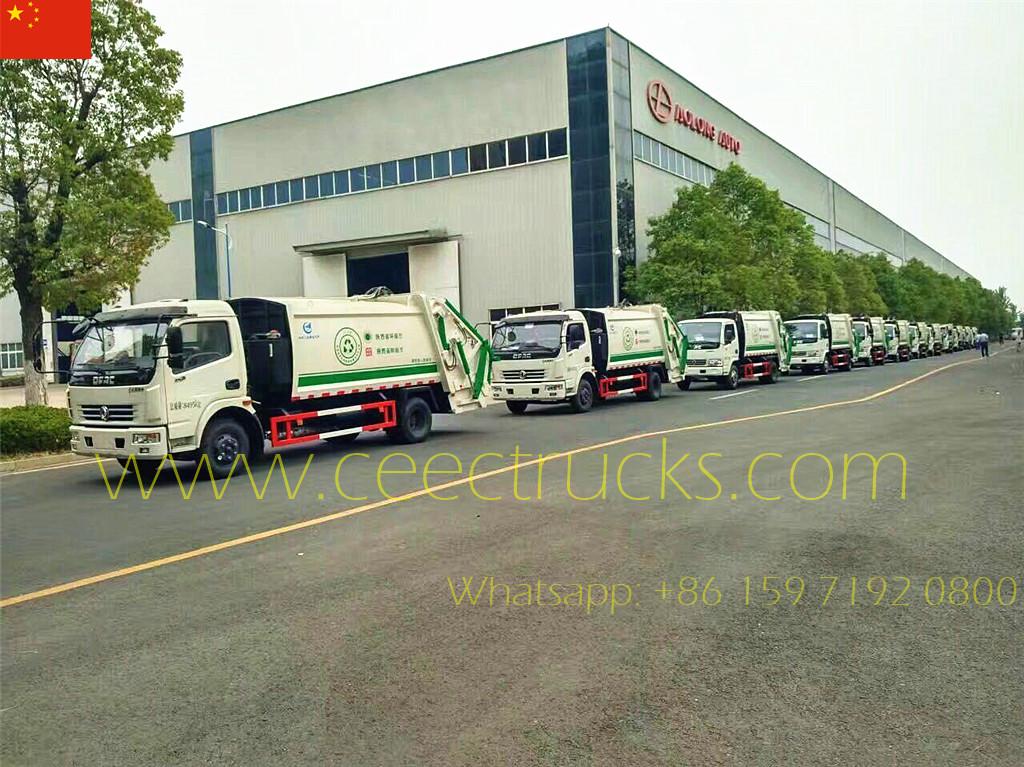 Dongfeng 6-8CBM garbage compactor truck