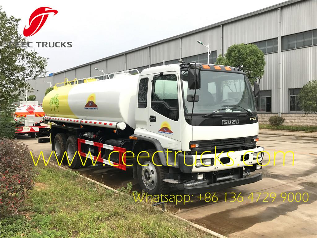 ISUZU 20000liters water lorry truck export Mongolia