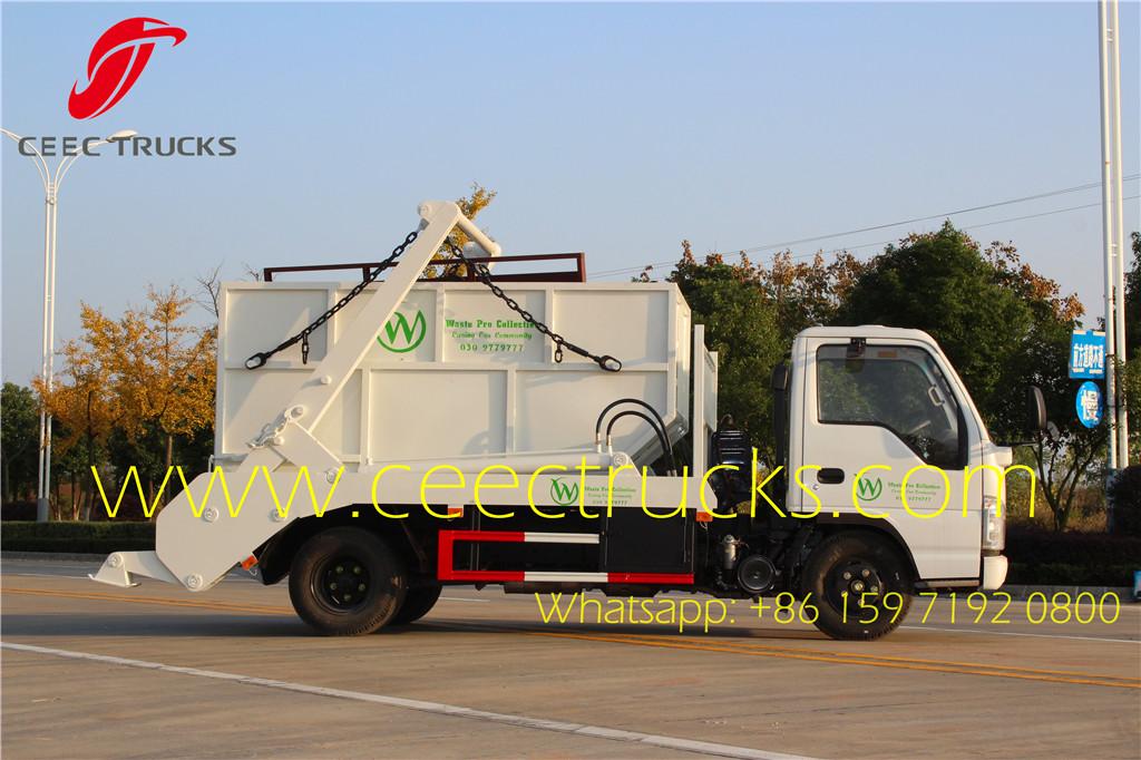 ISUZU 6CBM skip refuse truck export Asia countries