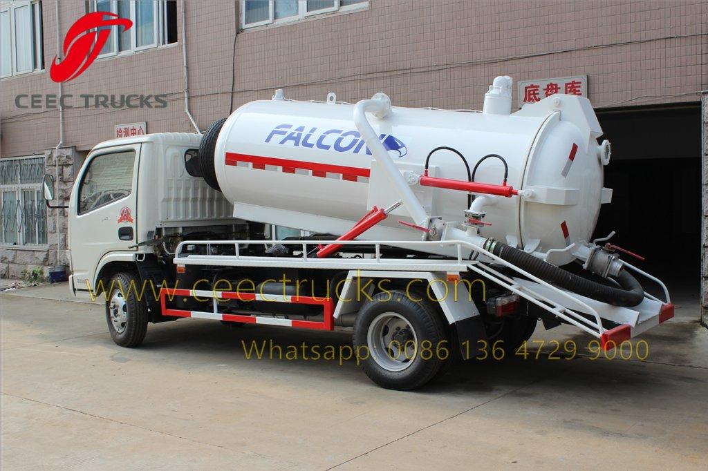 dongfeng 3 CBM sewage tanker truck