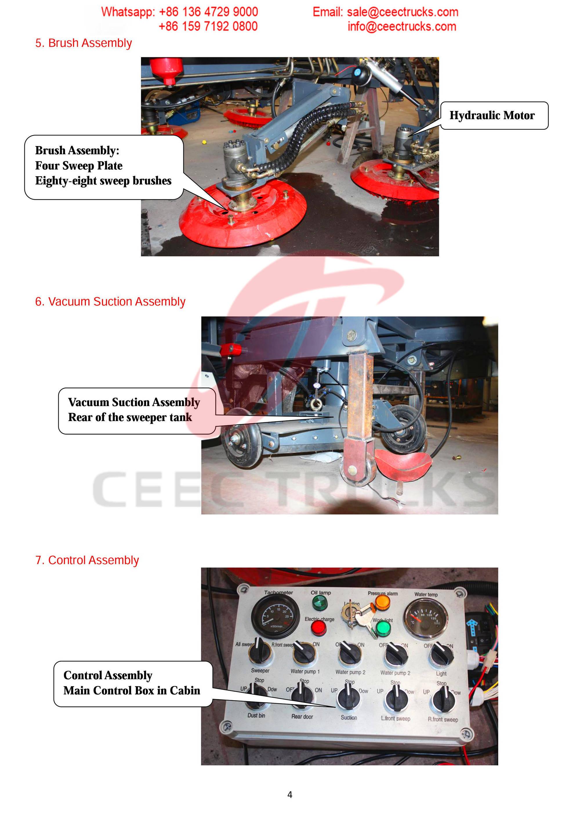 How to install road sweeper superstructure