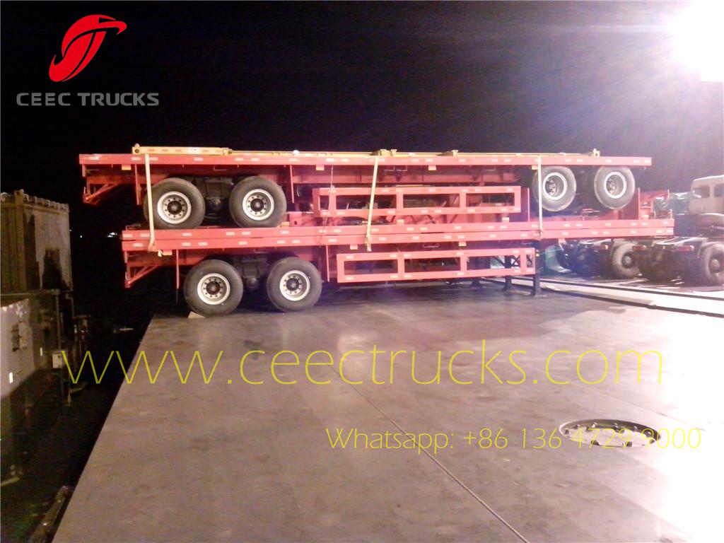 40feet flat bed semitrailer exported Costa Rica