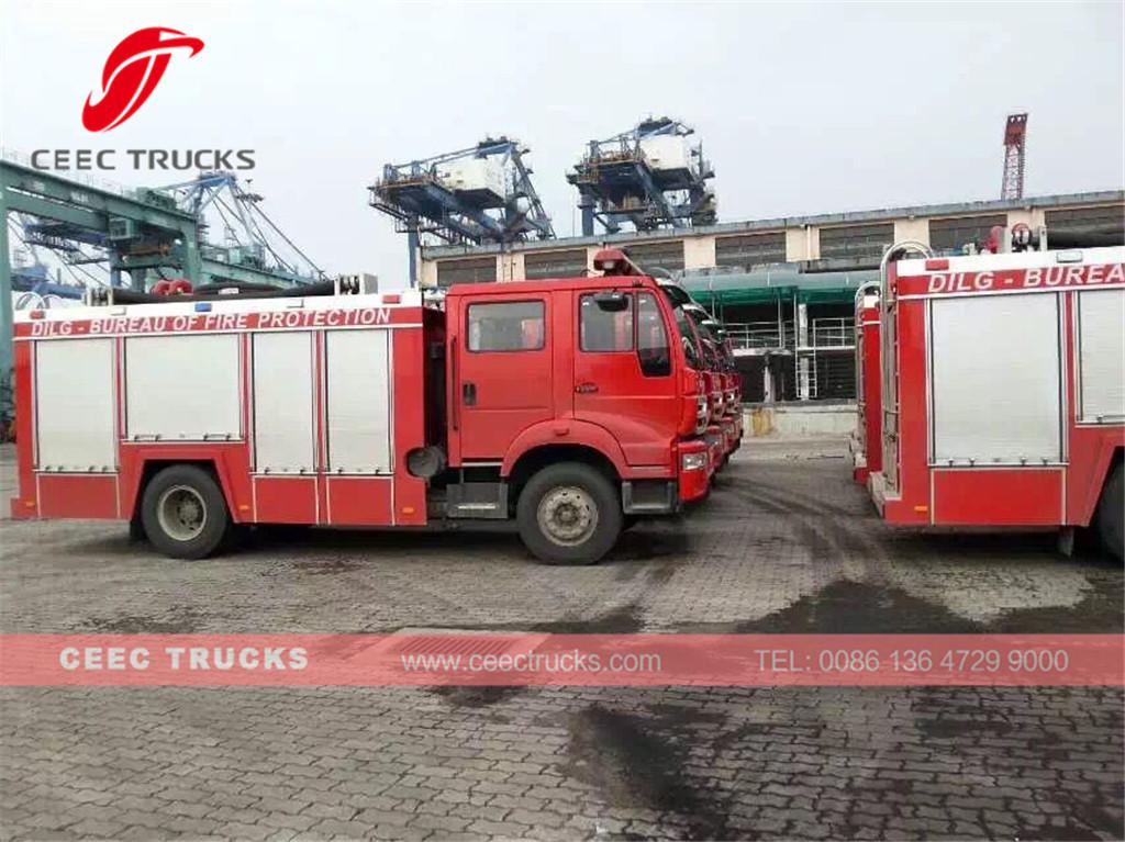 ISUZU firefighting truck export Philippine