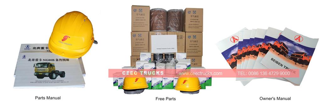 beiben dumper truck parts