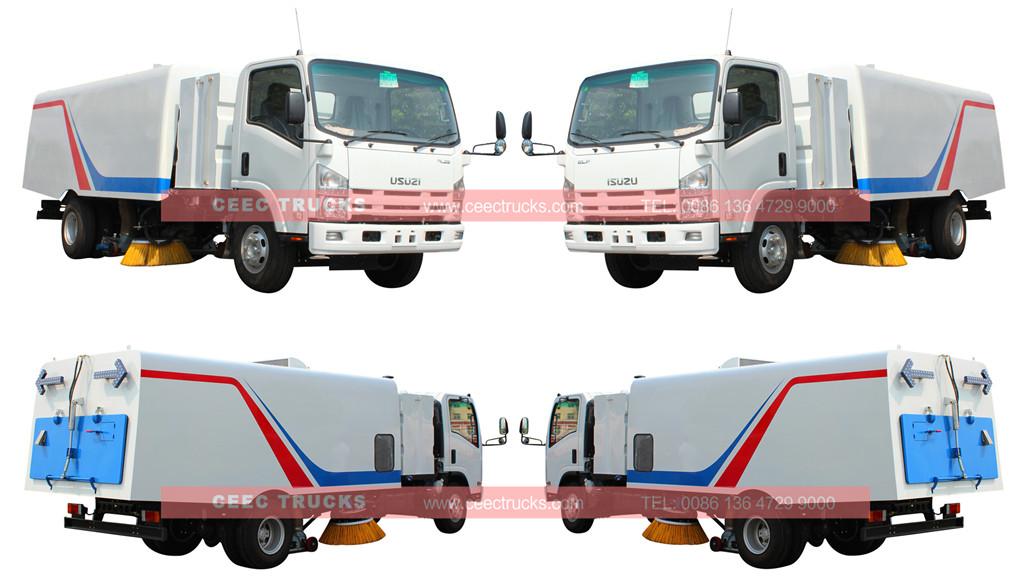  isuzu 8cbm road sweeper truck