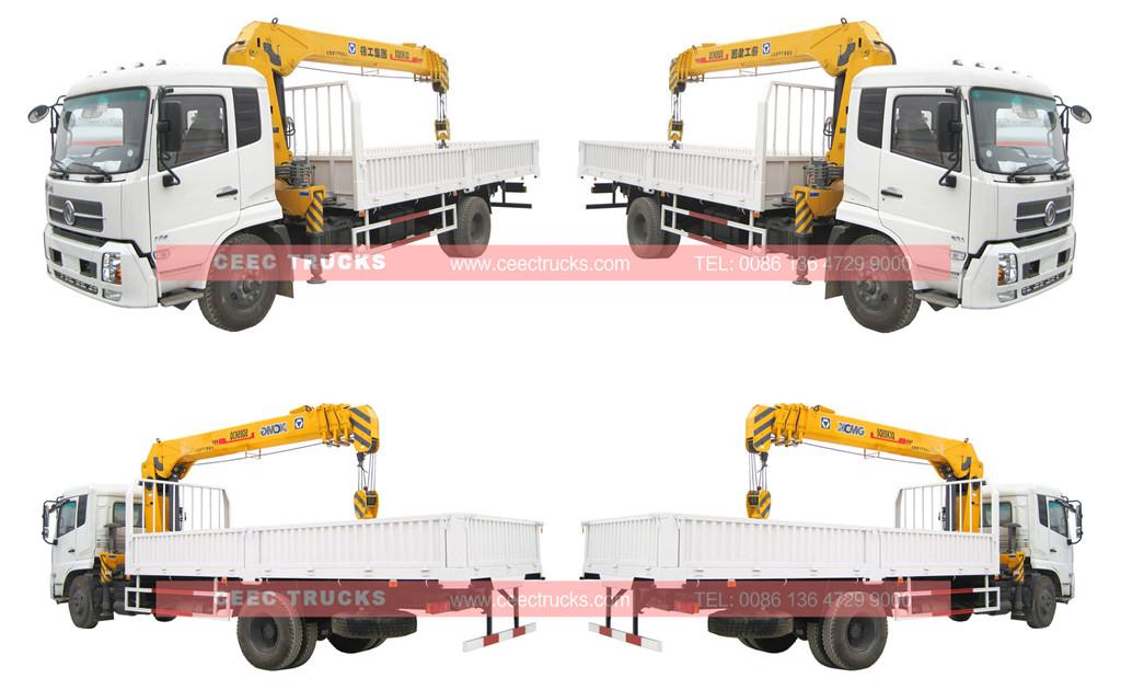 Dongfeng telescopic 8T boom crane trucks view