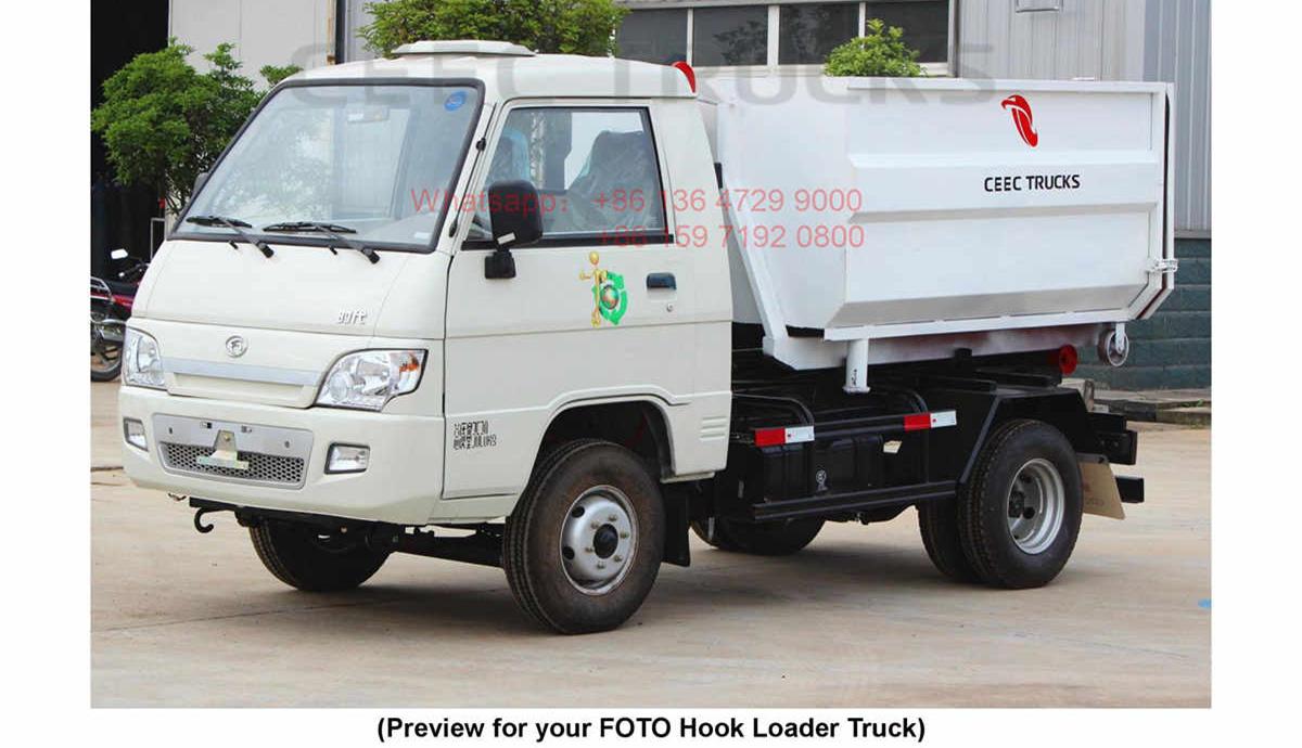 Carribean Sea Guadeloupe--FOTON mini 1.5T hook loader truck manual