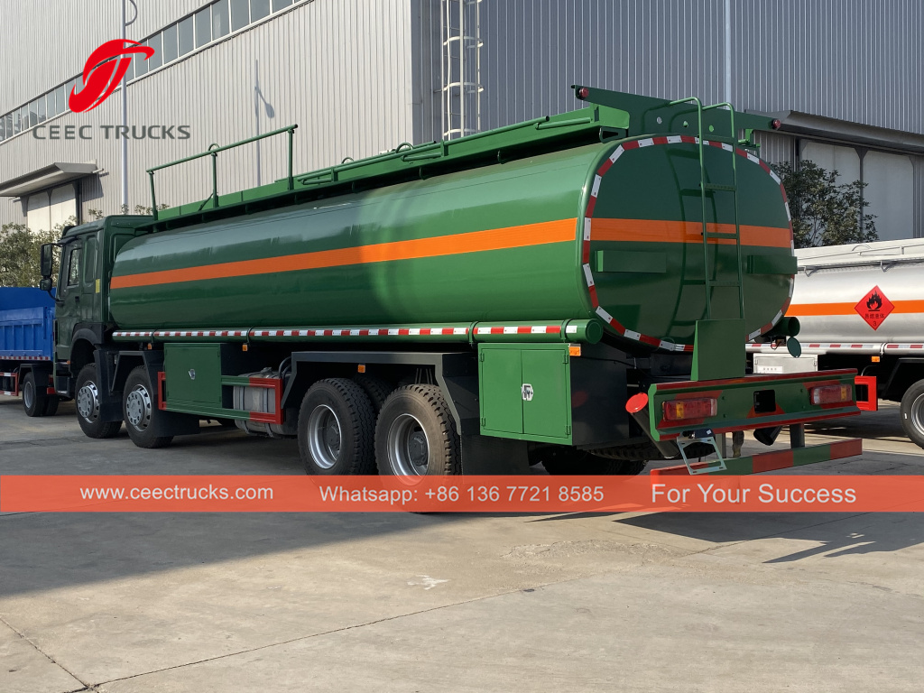 SINOTRUK HOWO 8x4 Fuel Diesel Oil Delivery Tanker Trucks for sale