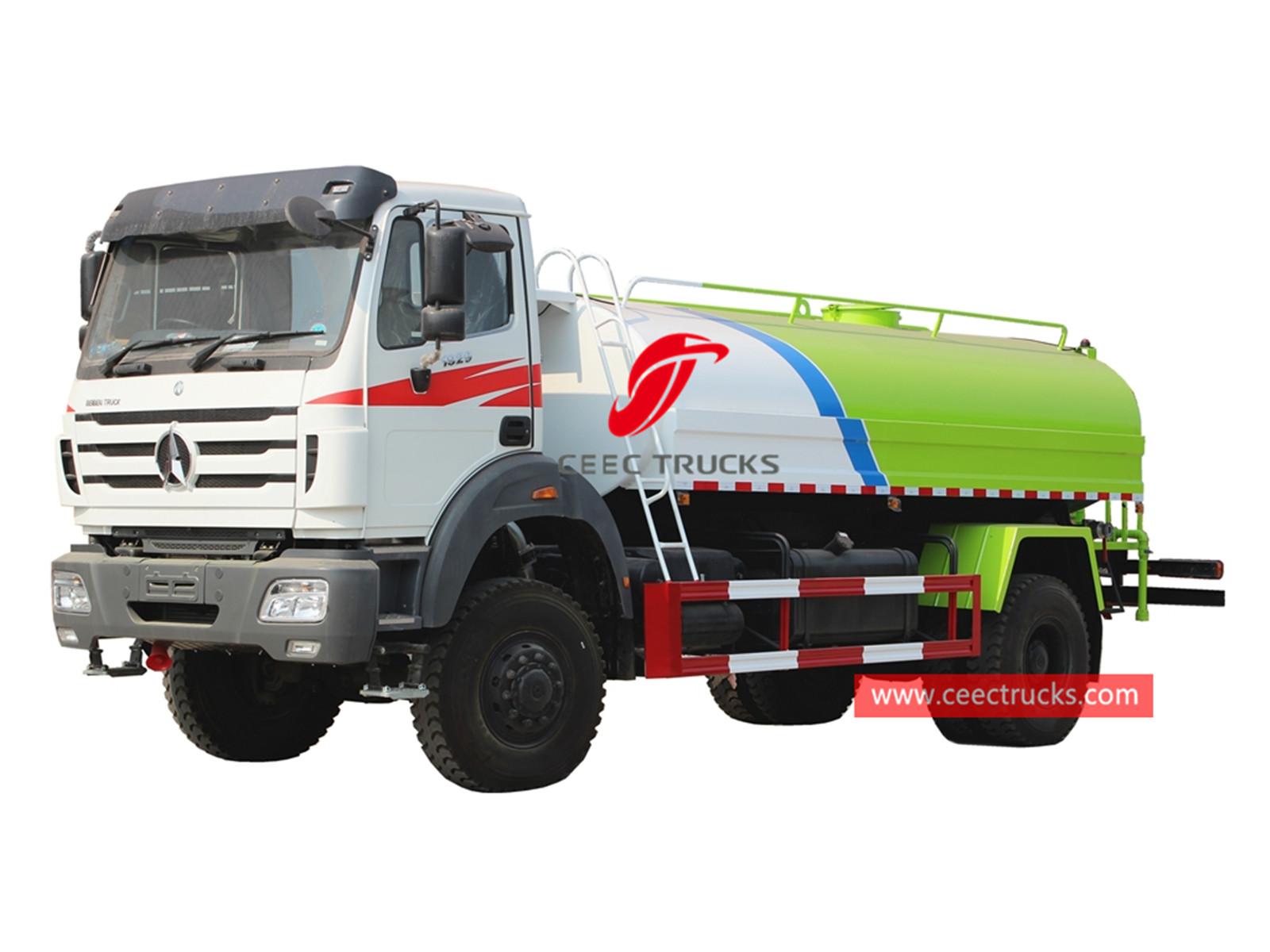 Beiben 4Ã—4 water tanker truck