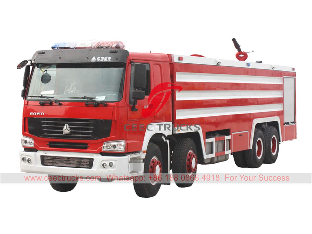 HOWO heavy duty fire truck