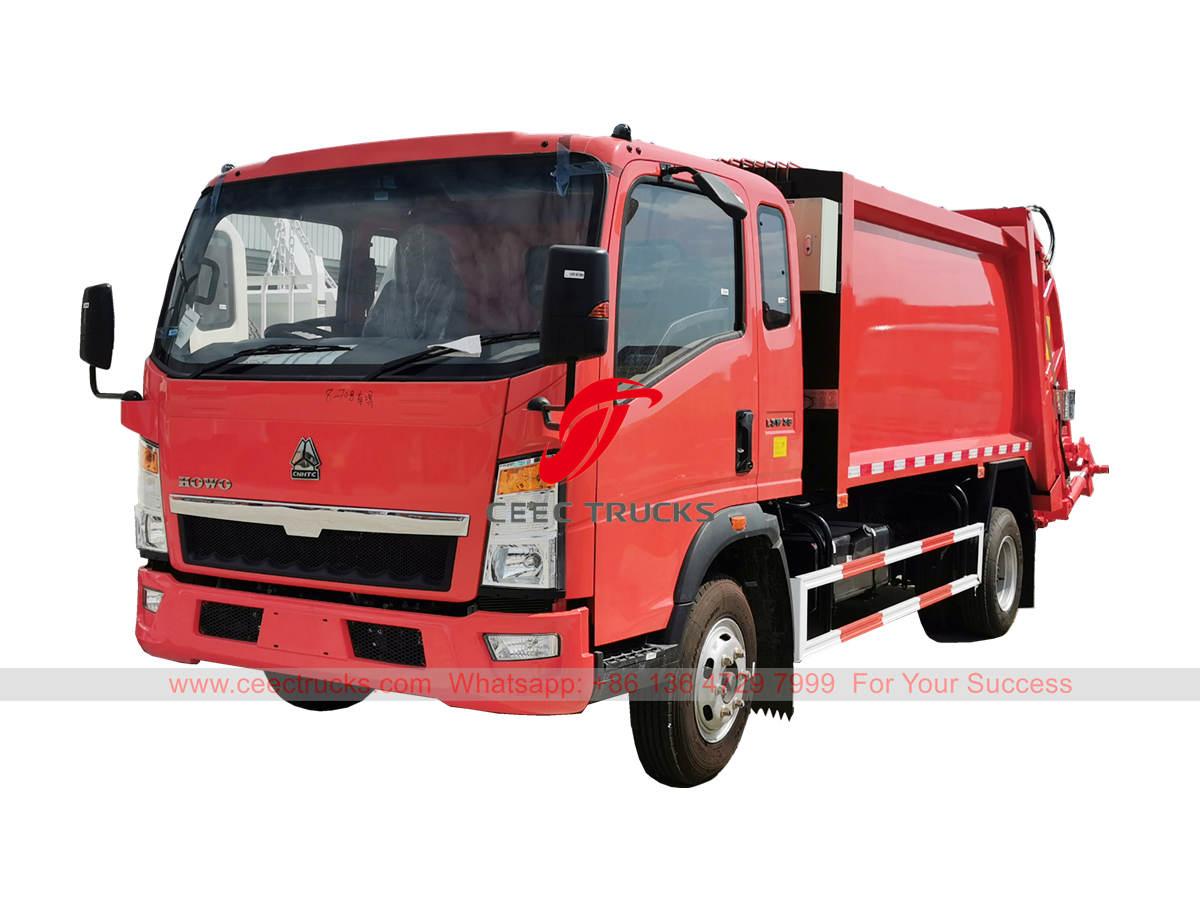 HOWO rear load garbage truck HOWO rear load garbage truck