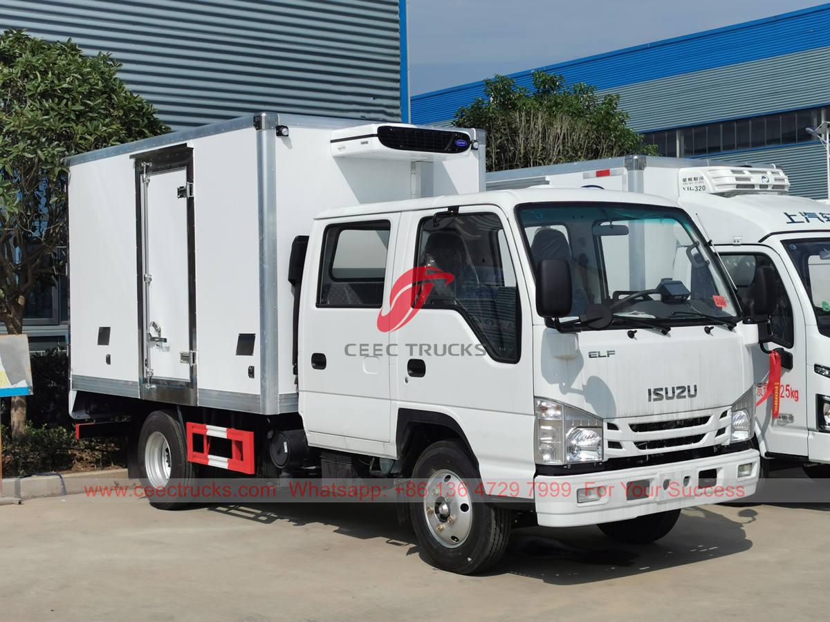 ISUZU double-cab reefer truck