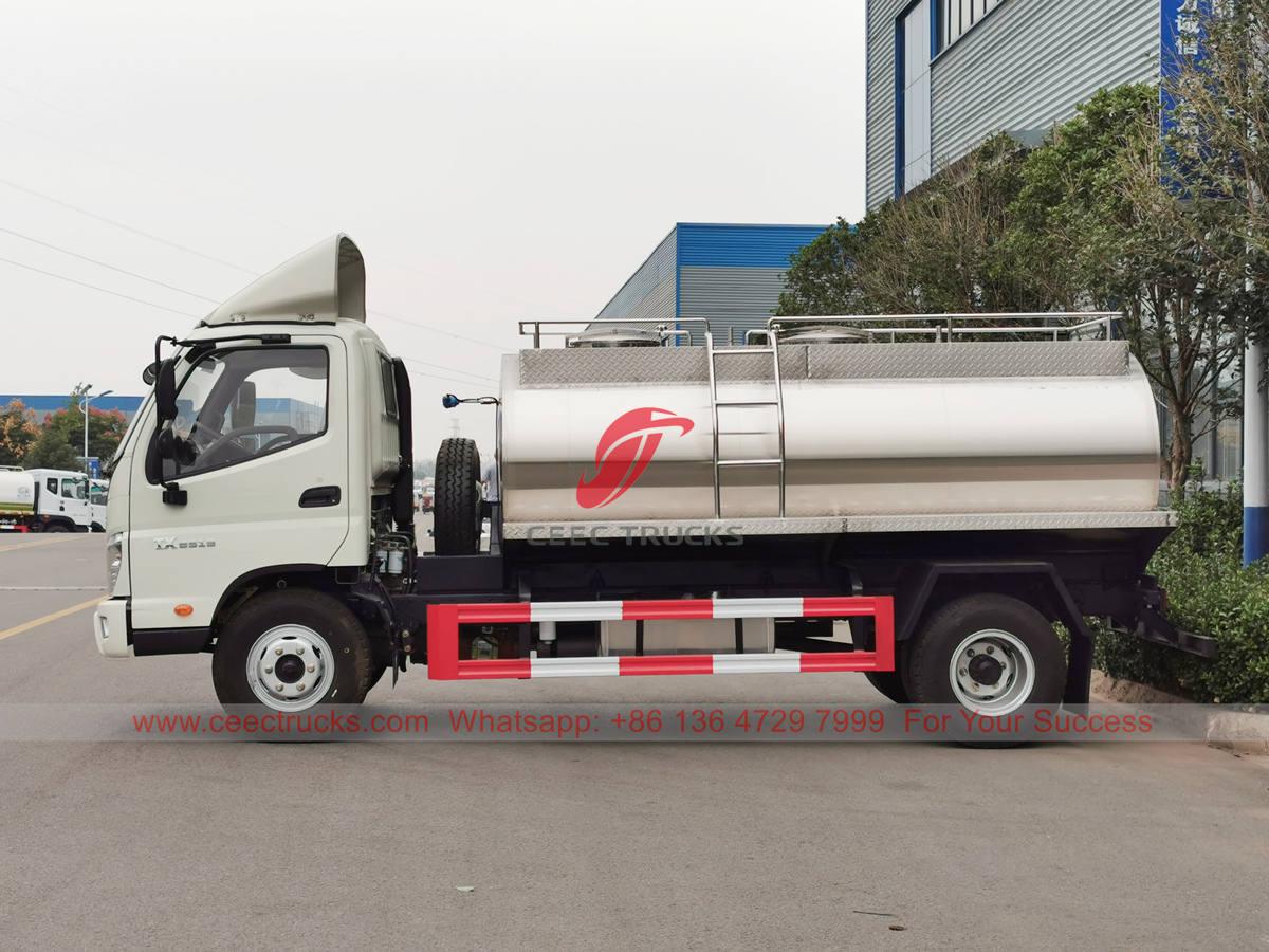 FOTON milk transportation truck