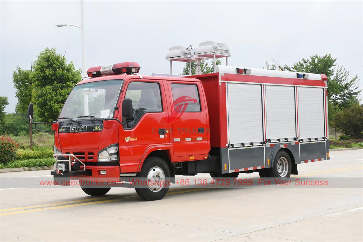 ISUZU 4Ã—2 lighting fire truck