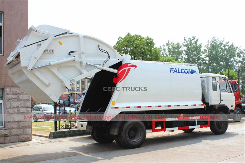 Dongfeng 6 wheeler 14 CBM garbage compactor truck for sale Dongfeng 6 wheeler 14 CBM garbage compactor truck for sale