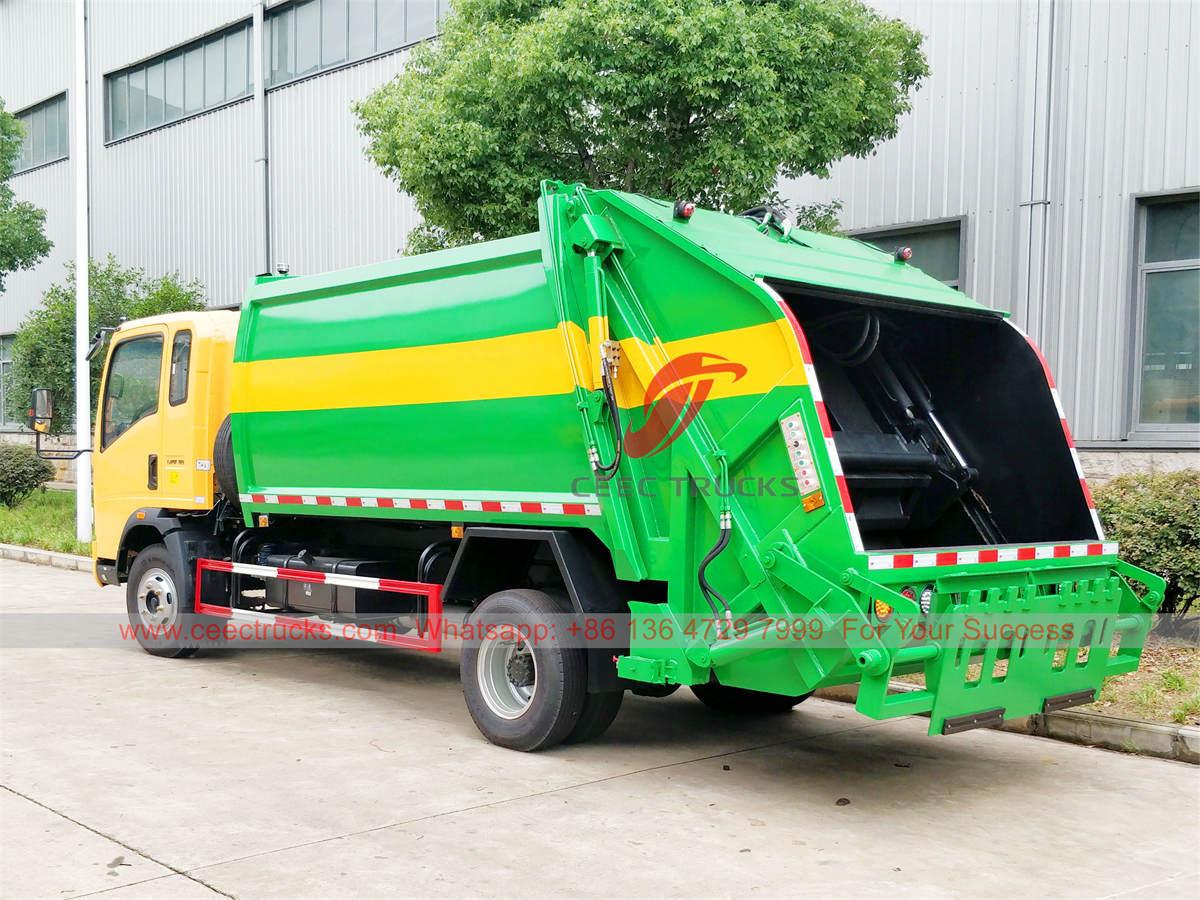 Good quality HOWO RHD 8CBM refuse compactor truck