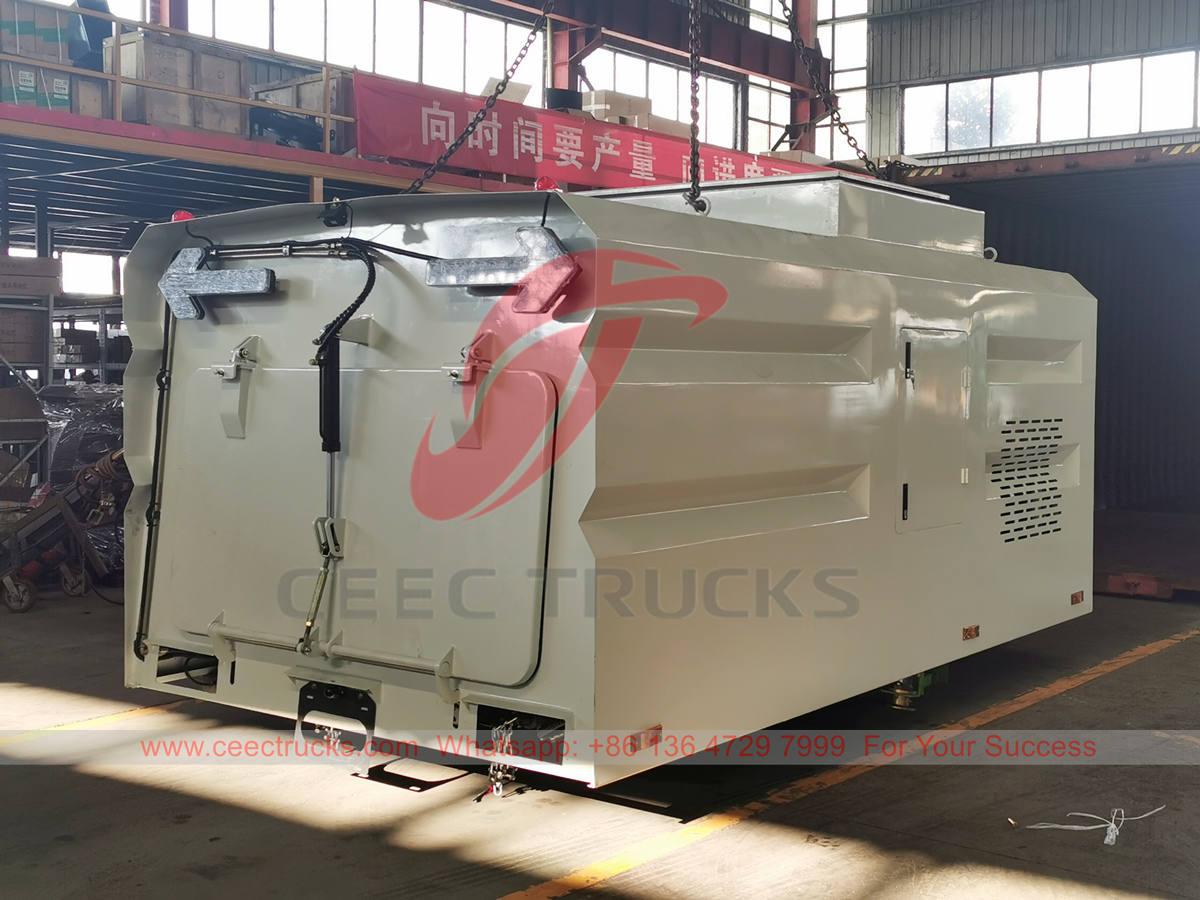 Vacuum street sweeper body kit for export