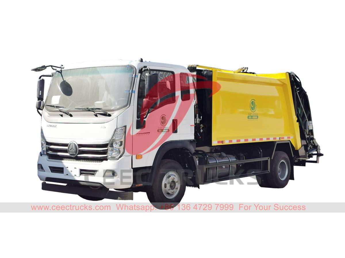 HOWO 8 CBM rear loader garbage truck HOWO 8 CBM rear loader garbage truck