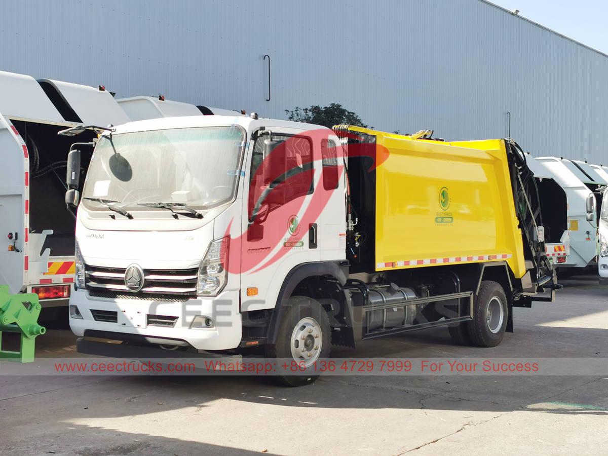 HOWO 4&Atilde;2 garbage compressor truck for sale