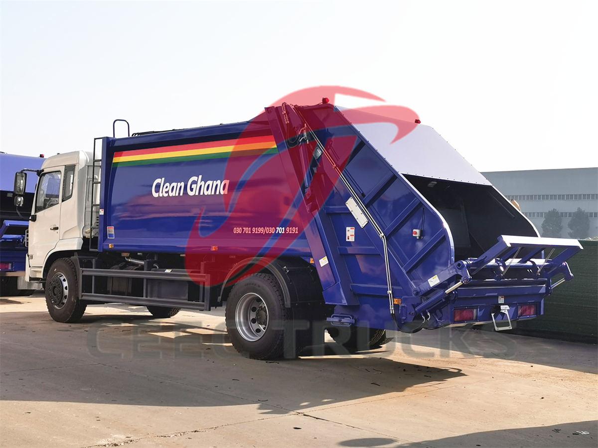 Dongfeng 14 CBM rear loader exported to Ghana