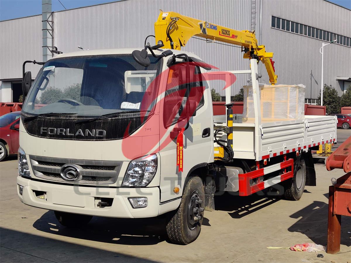 FOTON 2 tons boom crane truck