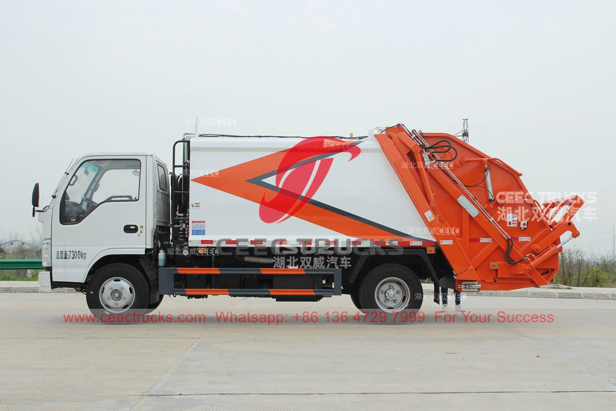 Brand new ISUZU 6CBM rubbish compactor trucks at best price