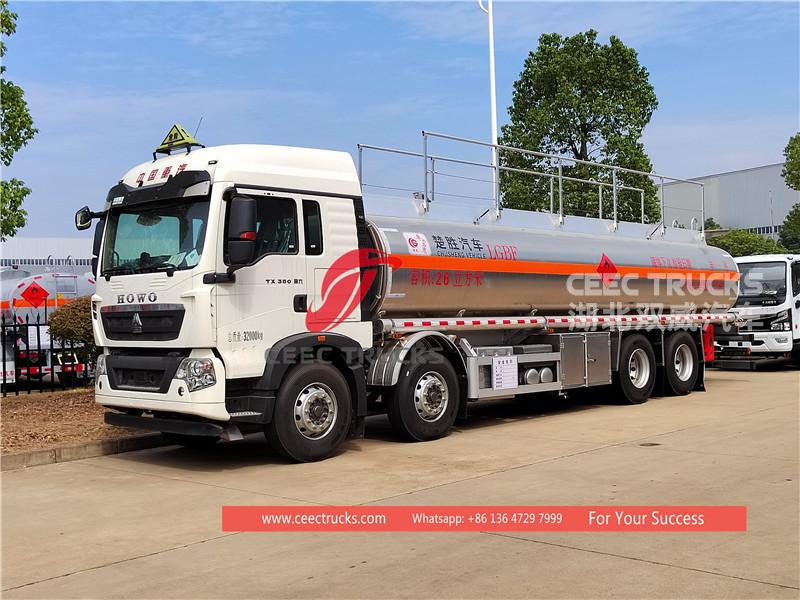 howo 40 cbm fuel tanker 