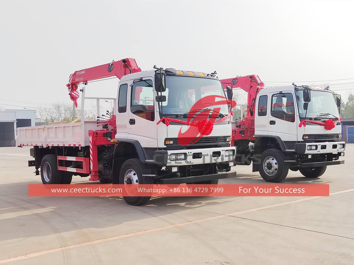 Brand new ISUZU FVR boom truck for sale