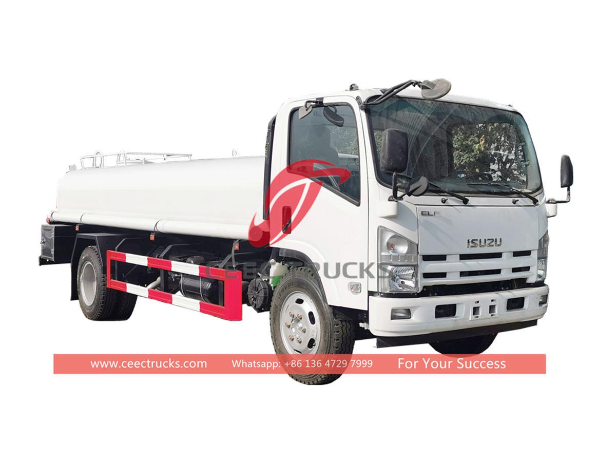 ISUZU 700P 8CBM stainless steel water truck at best price