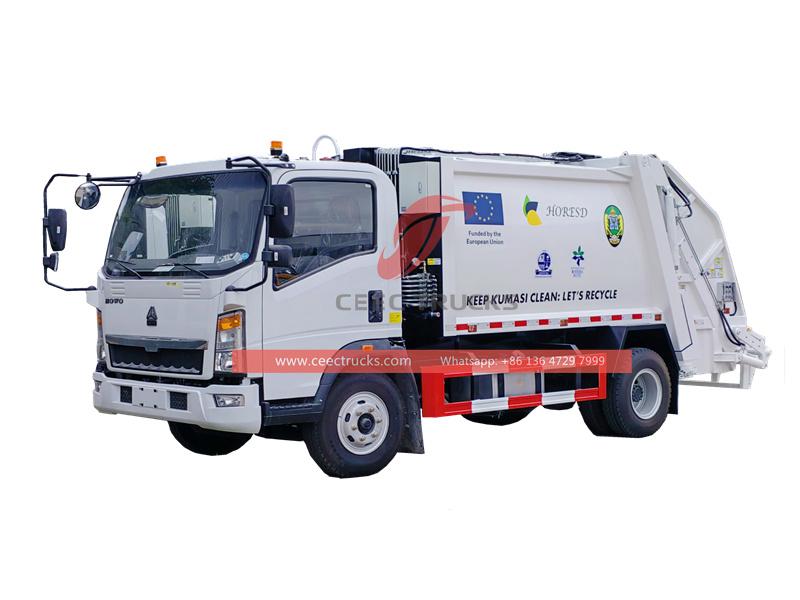 10CBM garbage compactor truck