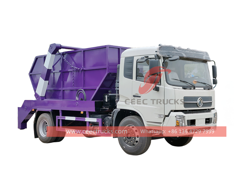 Dongfeng 8cbm roll off refuse truck