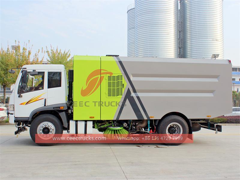 Faw RHD vacuum sweeping truck