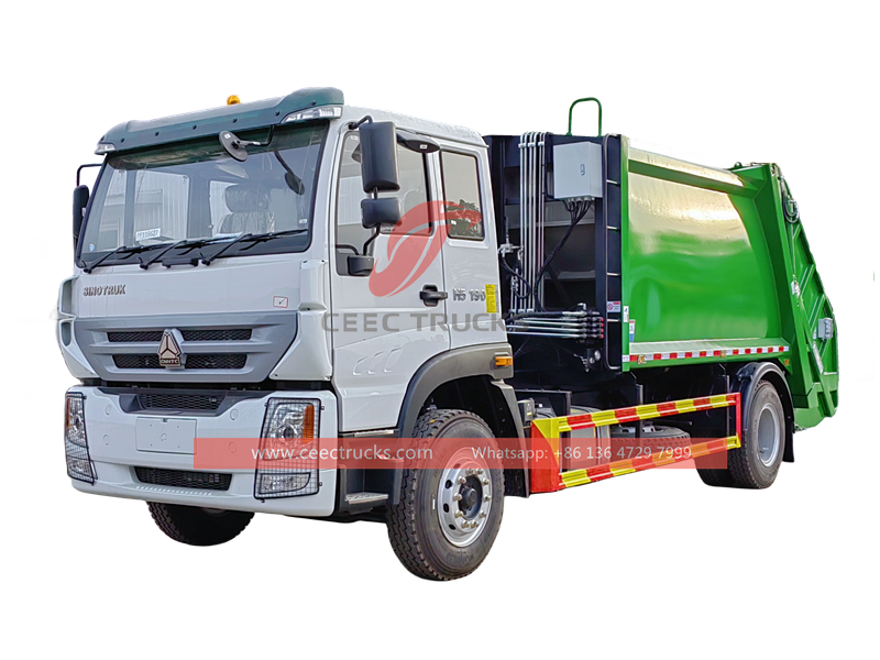 Howo mobile compactor vehicle