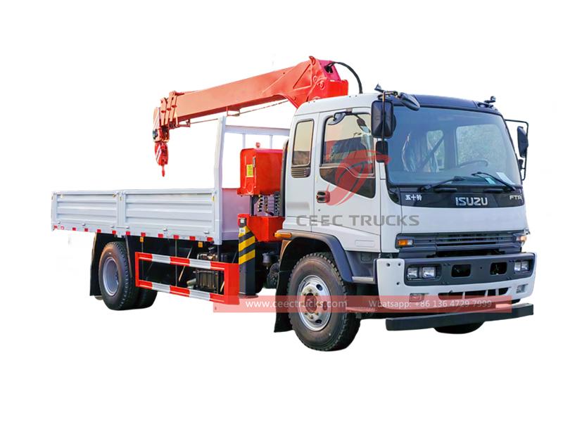 Isuzu FTR telescopic crane truck