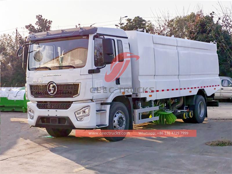 Shacman 9000L road sweeper truck