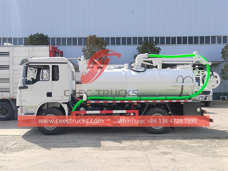 Shacman light-duty 8CBM sewage tank truck