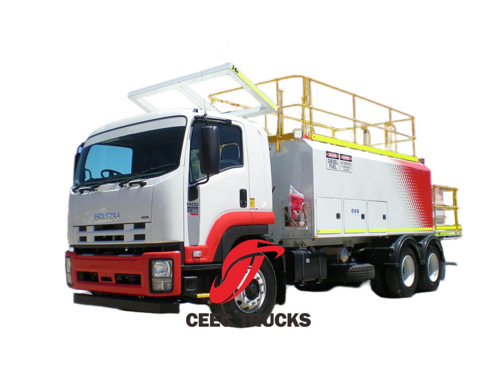 Japan Isuzu Lubrication Service Trucks