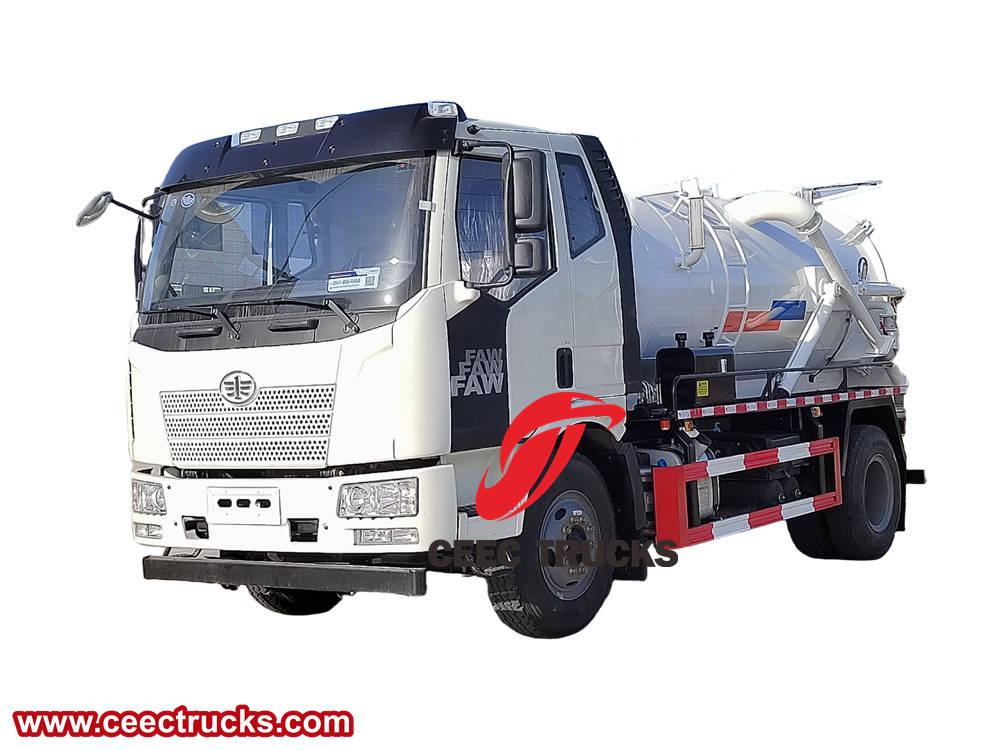 FAW septic vacuum truck